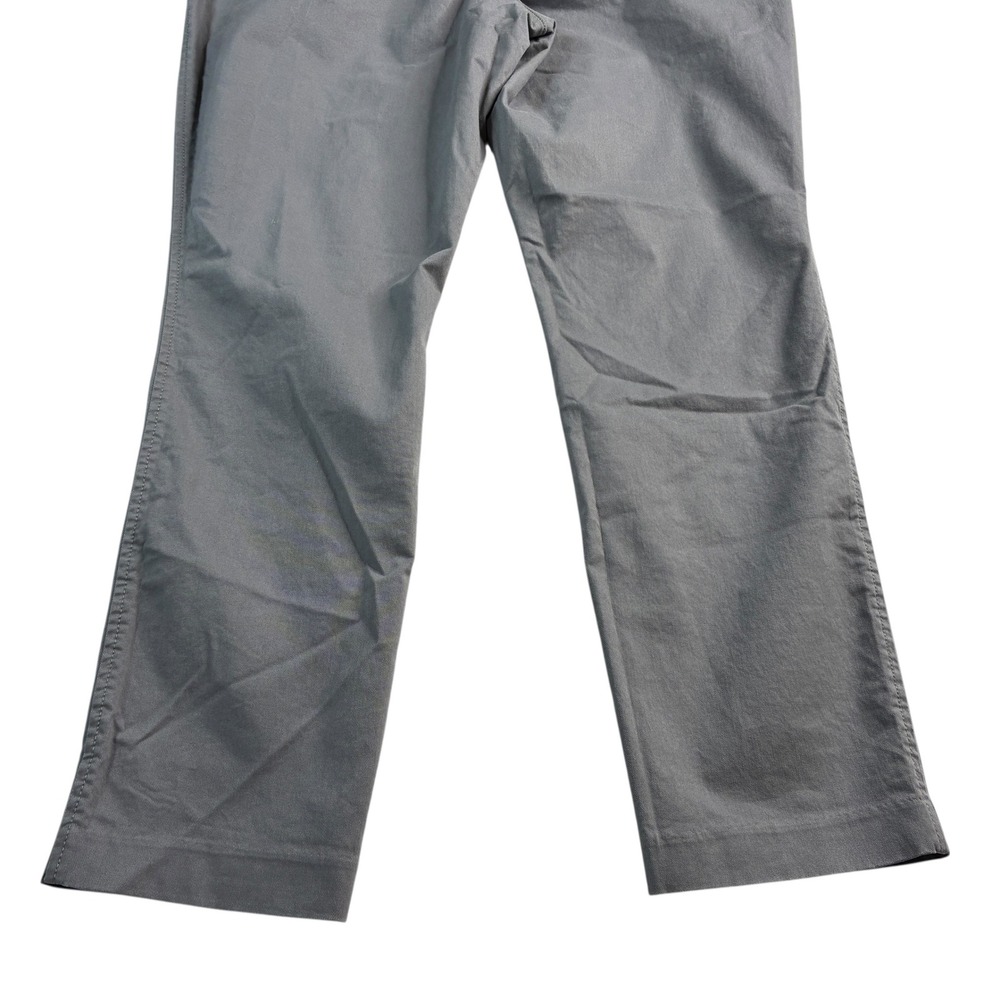 Old Navy Pixie Mid Rise Gray Twill Pants Women Size 14 New With Tags - Picture 13 of 16